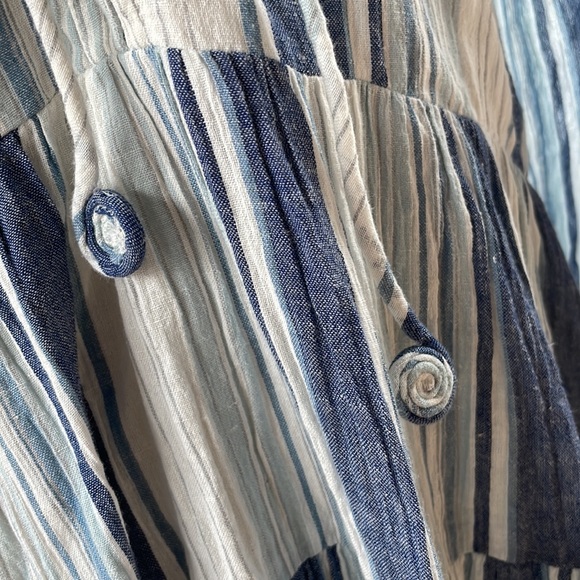 Hemant & Nandita blouson sleeved midi dress EUC size S - Picture 2 of 10